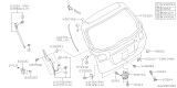 Diagram for Subaru Trunk Lid Lift Support - 63260AL02B