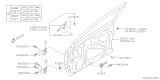 Diagram for Subaru Crosstrek Door Hinge - 60079FL000