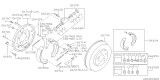 Diagram for Subaru Brake Dust Shields - 26255AA071