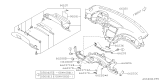 Diagram for Subaru Impreza Glove Box - 66121FG020JC