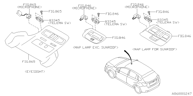 2015 Subaru Impreza Audio Parts - Radio Diagram 6