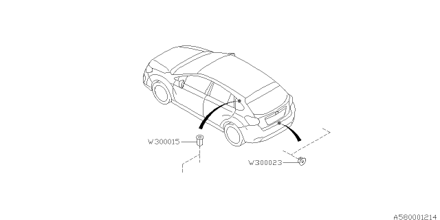 2014 Subaru Impreza Key Kit & Key Lock Diagram 1