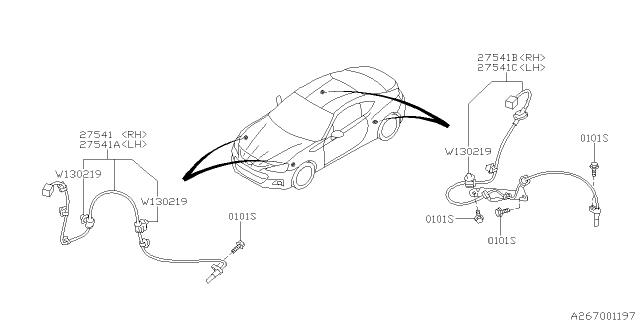2019 Subaru BRZ Antilock Brake System Diagram