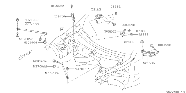 2018 Subaru BRZ Side Panel Diagram 1