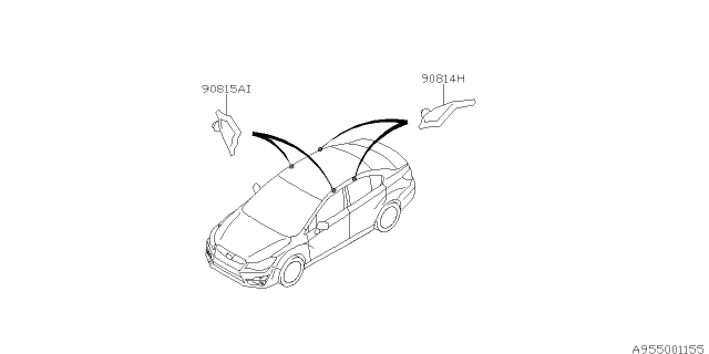 2014 Subaru Impreza Floor Insulator Diagram 1
