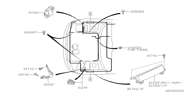 2008 Subaru Legacy Wiring Harness - Main Diagram 3