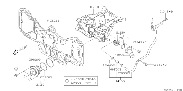 2005 Subaru Legacy Water Pump Diagram 4