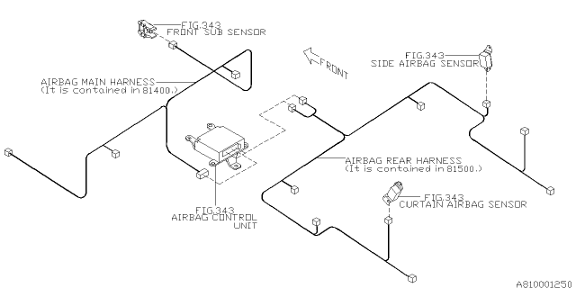 2008 Subaru Legacy Wiring Harness - Main Diagram 1
