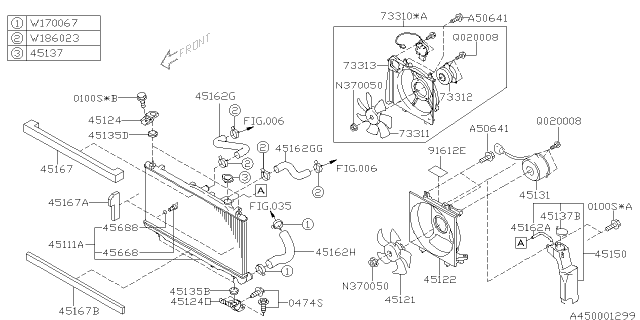 2007 Subaru Legacy Drain Plug Diagram for 745124060