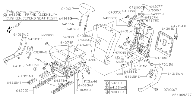 2006 Subaru Tribeca Screw Diagram for 904720001