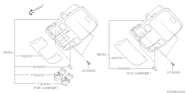 2008 Subaru Tribeca Console Box Diagram 4