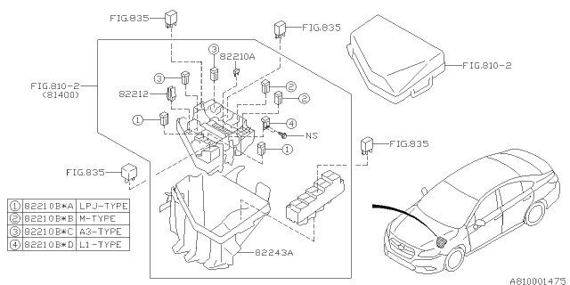 2016 Subaru Legacy Wiring Harness - Main Diagram 5