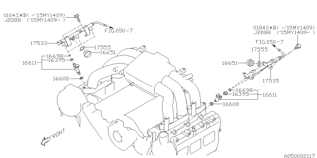 2017 Subaru Legacy Intake Manifold Diagram 2