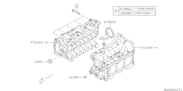 2019 Subaru Outback Cylinder Block Diagram 4