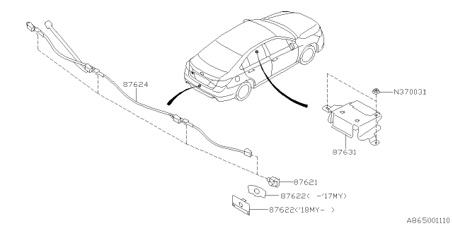 2016 Subaru Legacy ADA System Diagram 4