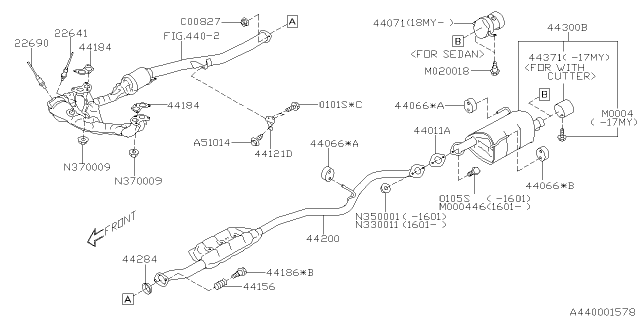 2018 Subaru Legacy Exhaust Diagram 1
