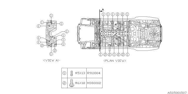 2017 Subaru Outback Body Panel Diagram 10