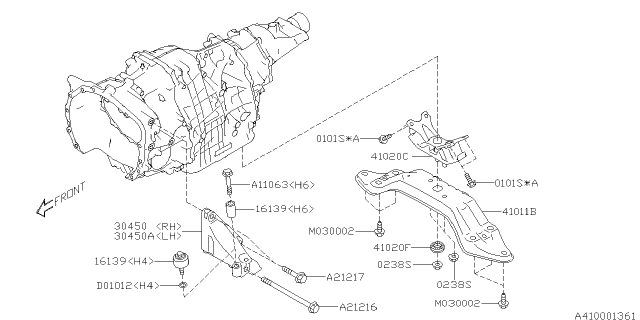 2017 Subaru Outback Engine Mounting Diagram 5