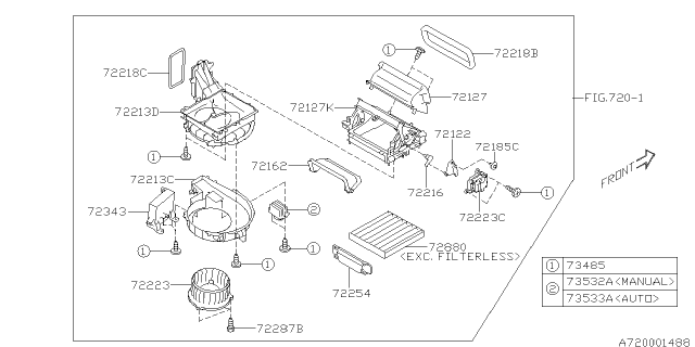 2018 Subaru Legacy Heater System Diagram 2