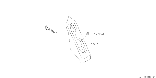 2016 Subaru Legacy Foot Rest Diagram