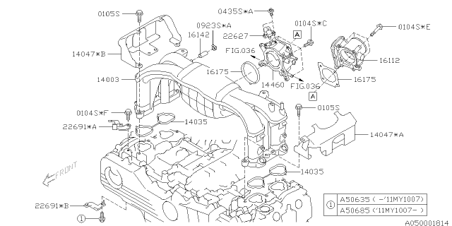 2013 Subaru Legacy Intake Manifold Diagram 10
