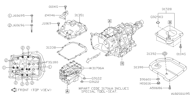2013 Subaru Legacy Control Valve Diagram 2