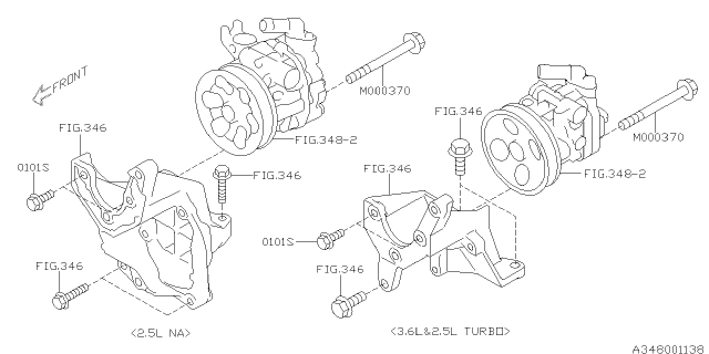 2012 Subaru Legacy Oil Pump Diagram 1
