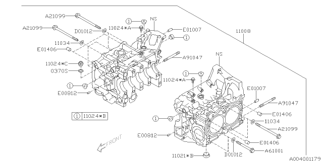 2010 Subaru Outback Cylinder Block Diagram 2