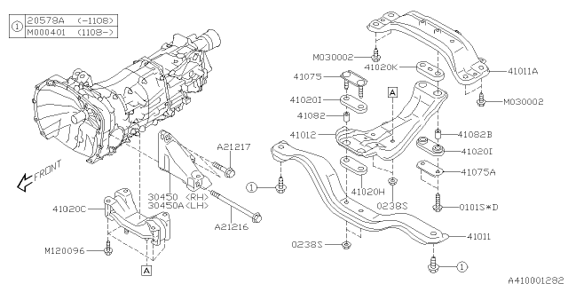 2011 Subaru Legacy Engine Mounting Diagram 4