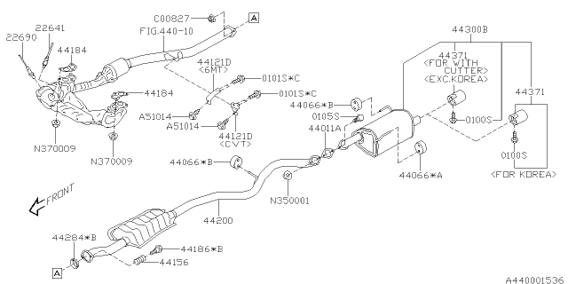 2014 Subaru Legacy Exhaust Diagram 4
