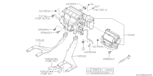 2012 Subaru Legacy Heater System Diagram 3