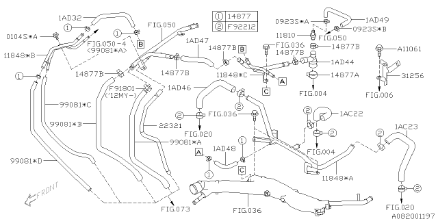 2012 Subaru Outback Emission Control - PCV Diagram 2