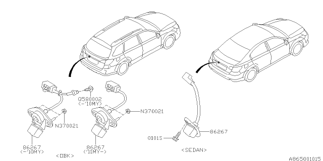 2013 Subaru Legacy ADA System Diagram 3