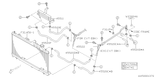 2010 Subaru Legacy Engine Cooling Diagram 2
