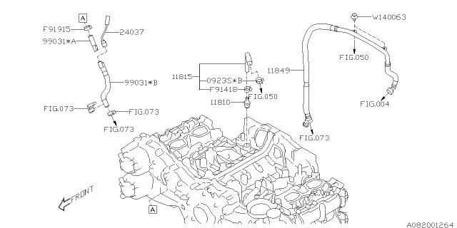 2017 Subaru Forester Valve Complete Control Diagram for 11810AA131