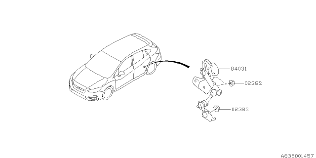 2019 Subaru Impreza Electrical Parts - Body Diagram 1
