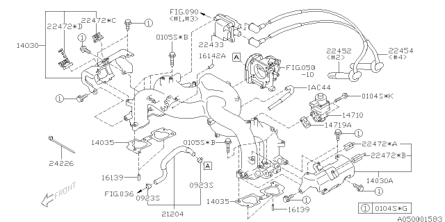2007 Subaru Impreza WRX Intake Manifold Diagram 13