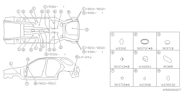 1999 Subaru Impreza Plug Diagram 1