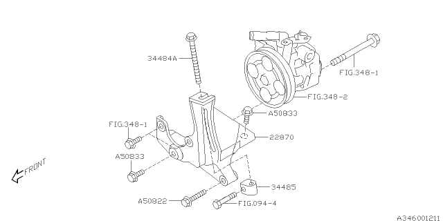 2020 Subaru WRX STI Power Steering System Diagram 1