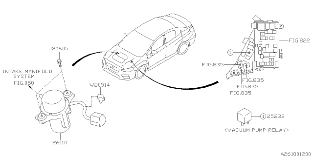 2018 Subaru WRX STI Brake System - Master Cylinder Diagram 2
