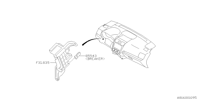 2020 Subaru WRX Power Window Equipment Diagram