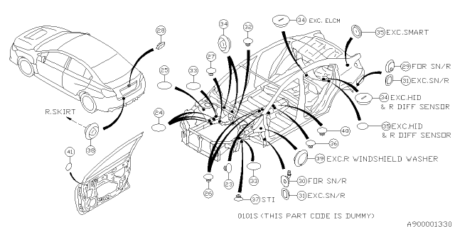 2019 Subaru WRX STI Plug Diagram 3