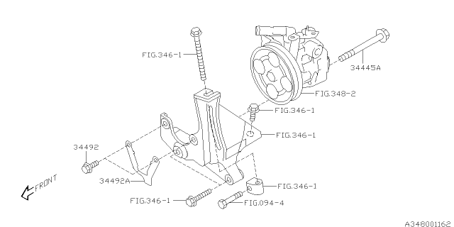 2015 Subaru WRX Oil Pump Diagram 1
