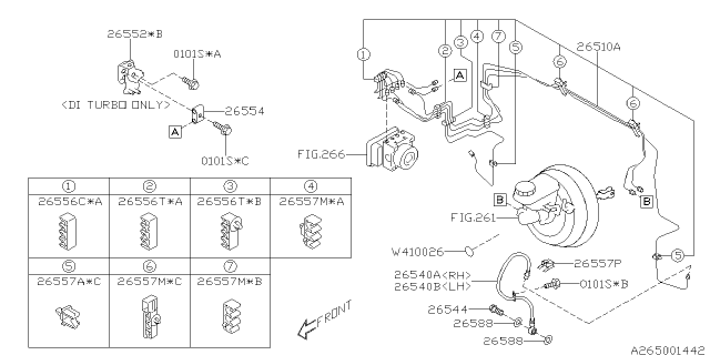 2020 Subaru WRX Brake Piping Diagram 3