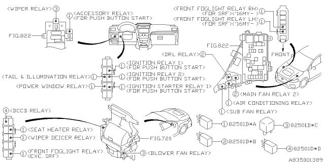 2020 Subaru WRX STI Electrical Parts - Body Diagram 4
