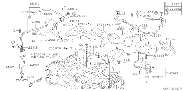 2019 Subaru WRX Intake Manifold Diagram 5