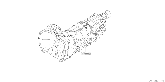 2016 Subaru WRX Manual Transmission Assembly Diagram 1