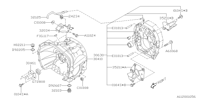 2019 Subaru WRX STI Guide Oil Diagram for 35211AA150
