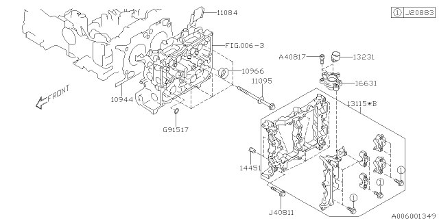 2019 Subaru WRX STI Cylinder Head Diagram 4