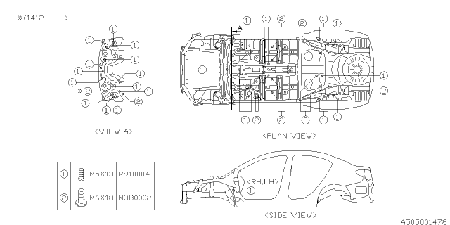 2015 Subaru WRX STI Body Panel Diagram 8